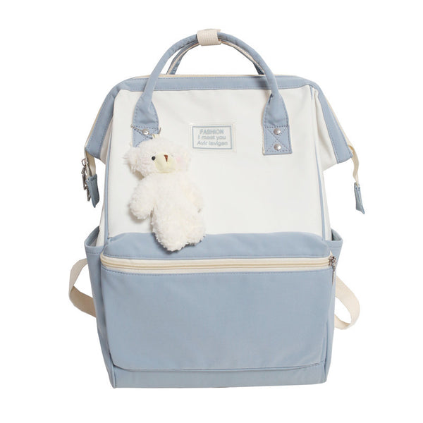 Large Capacity 15.6 Inch Simple Backpack Leisure Travel