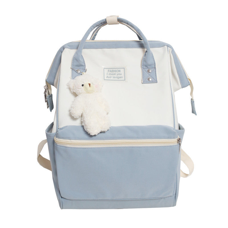 Large Capacity 15.6 Inch Simple Backpack Leisure Travel