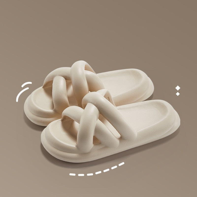 EVA Thick Sole Indoor Home Beach Sandals And Slippers