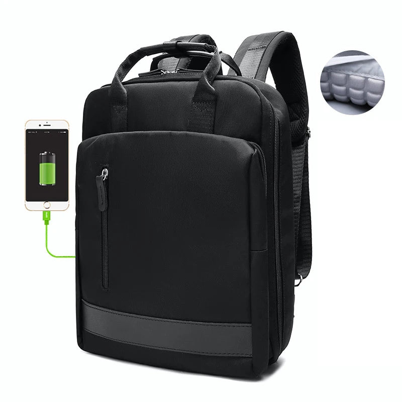 15.6 Inch Laptop Backpack For Women, USB Charging Port Business Backpack For Wrok Travel , College Bag For Men Women