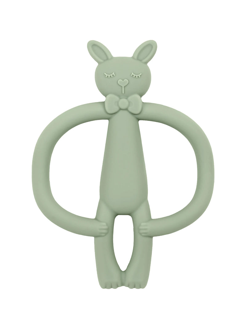 Color Kids 1PCS Silicone Teether Toys Baby Nursing Teether Gifts Newborn Cartoon Rabbit Teether Toys Teething Infant Chewing Toy