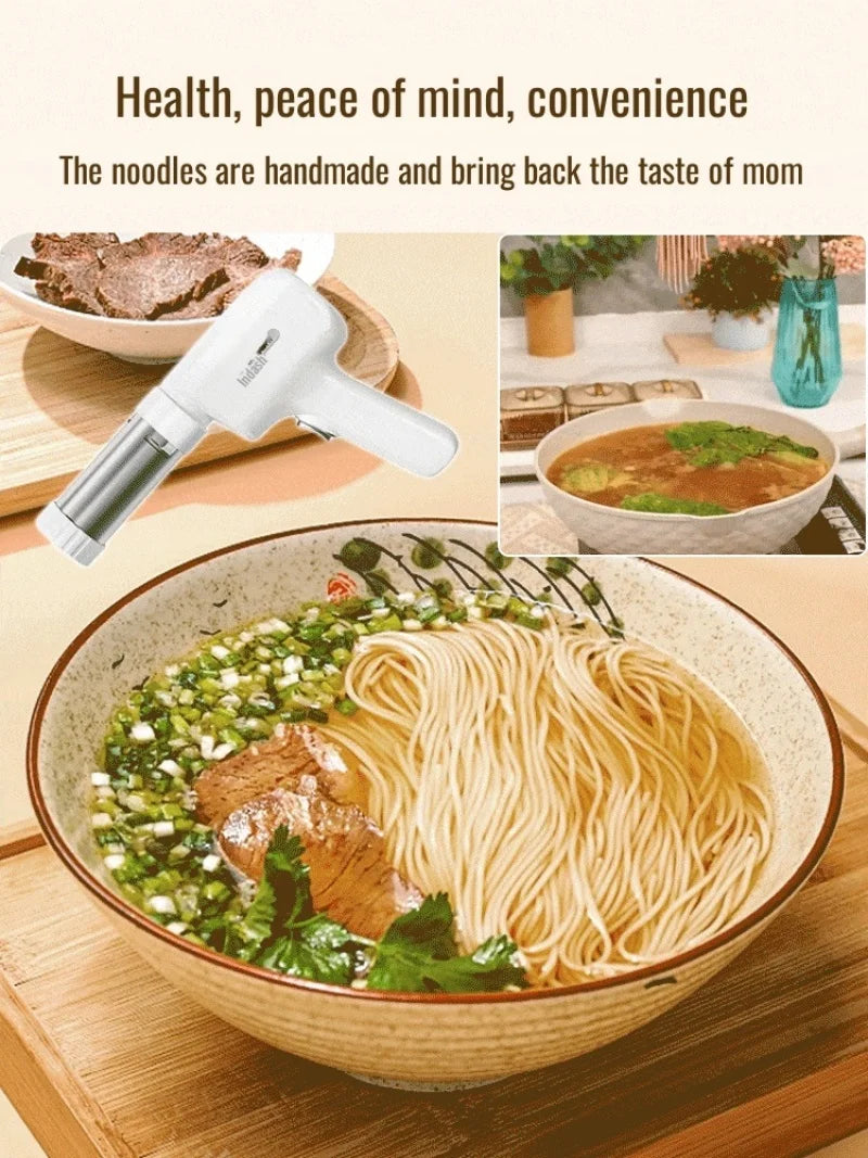 Electric Cordless Noodle Maker Handheld Portable Noodle Press Home Appliances Outdoor Kitchen Home Breakfast Smart Maker