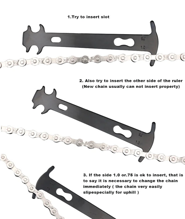 Bicycle Repair Tool Set Chain Wear Checker 6/7/8/9/10/11 Speed Joint Magic Buckle MTB Chain Link Plier Bike Buckle Chain Breaker
