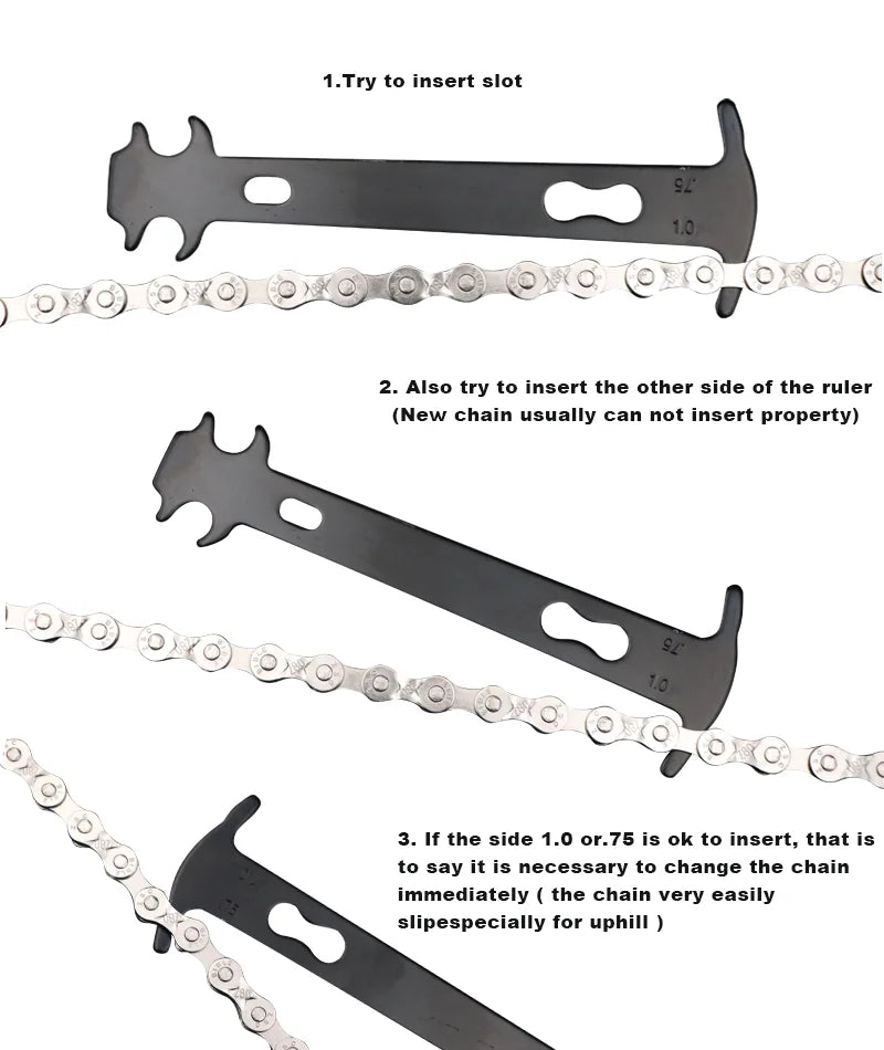 Bicycle Repair Tool Set Chain Wear Checker 6/7/8/9/10/11 Speed Joint Magic Buckle MTB Chain Link Plier Bike Buckle Chain Breaker