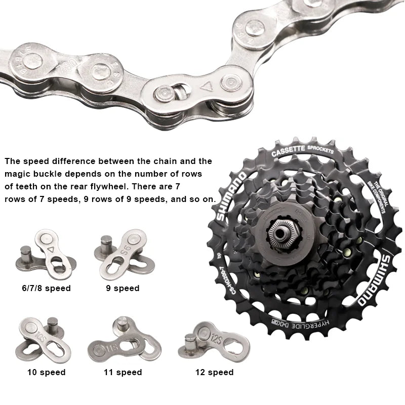 Bicycle Repair Tool Set Chain Wear Checker 6/7/8/9/10/11 Speed Joint Magic Buckle MTB Chain Link Plier Bike Buckle Chain Breaker
