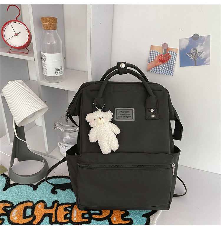 Large Capacity 15.6 Inch Simple Backpack Leisure Travel